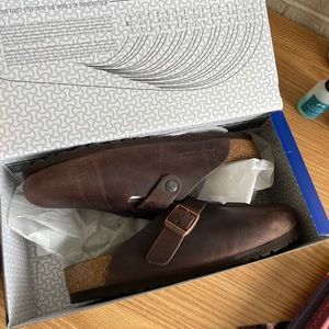 Birkenstock Boston oiled leather clog NWT